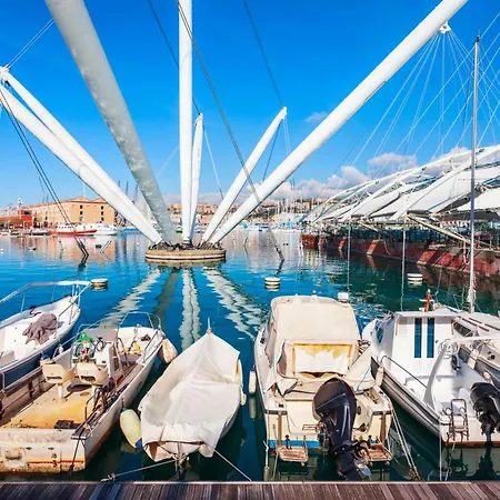 公寓 Charming Flat Next To Genoa's Aquarium - Happy *